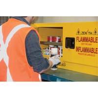 Flammable Storage Cabinet, 12 gal., 2 Door, 43" W x 18" H x 18" D SGU585 | Stor-it Systems