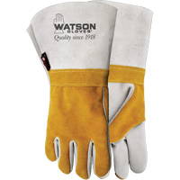 Gants de soudeur Wopper, Cuir de vache refendu, Taille 10 Stor-it Systems