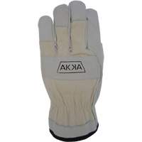 Cotton-Backed Drivers Gloves, Large, Grain Goatskin Palm SGU728 | Stor-it Systems