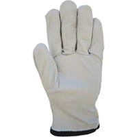 Cotton-Backed Drivers Gloves, Large, Grain Goatskin Palm SGU728 | Stor-it Systems