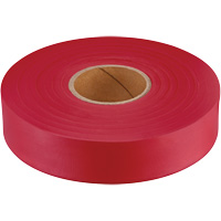 Empire Flagging Tape, 1" W x 600' L, Fluorescent Red Stor-it Systems