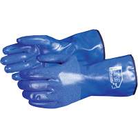 Gants r&eacute;sistants aux produits chimiques North Sea, Taille Petit, 11" lo, Nitrile, Doublure en Molleton, Gant de calibre hiver Stor-it Systems