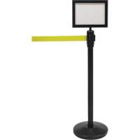 Sign Frame for Crowd Control Post, Black SGU786 | Stor-it Systems