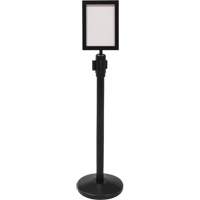 Sign Frame for Crowd Control Post, Black SGU787 | Stor-it Systems
