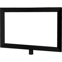 Heavy-Duty Horizontal Sign Holder for Classic Posts, Black SGU840 | Stor-it Systems