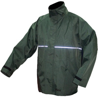 Journeyman Waterproof Jacket, Nylon, Medium, Green Stor-it Systems