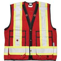 Open Road&reg; Surveyor Vest, Red, Large, Polyester Stor-it Systems