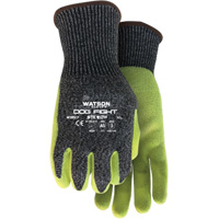 Gants r&eacute;sistant &agrave; la coupe Stealth Dog Fight, Taille Moyen, Rev&ecirc;tement Nitrile, Enveloppe en Fibre de verre/PEHP/Nylon/Acier inoxydable, ASTM ANSI niveau A5 Stor-it Systems