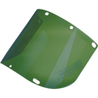 Dynamic Formed Faceshield, Polycarbonate, Green Tint Stor-it Systems