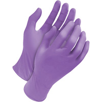 Gants tripolym&egrave;res jetables Deny, Grand, Latex/N&eacute;opr&egrave;ne/Nitrile, 6 mils, Sans poudre, Mauve Stor-it Systems