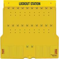 Trilingual Covered Lock Station, None Padlocks, 20 Padlock Capacity, Padlocks Not Included Stor-it Systems