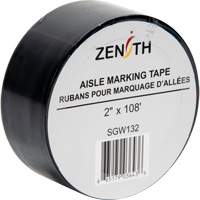 Aisle Marking Tape, 2" x 108', PVC, Black SGW132 | Stor-it Systems