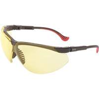 Uvex HydroShield&reg; Genesis&reg; XC Safety Glasses, Amber Lens, Anti-Fog/Anti-Scratch, ANSI Z87+/Meets/Exceeds CSA Z94.3 Stor-it Systems