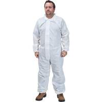 Premium Coveralls, Small, White, Microporous Stor-it Systems