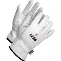 Classic Puncture Resistant Driver Gloves, Large, Grain Goatskin Palm, Thinsulate™ Inner Lining NJC397 | Stor-it Systems