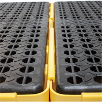 Palette &agrave; profil bas pour contr&ocirc;le des d&eacute;versements, Capacit&eacute; de d&eacute;versement 25.5 gal. US, 49" x 24" x 6,5" Stor-it Systems