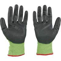 Gants &agrave; haute visibilit&eacute; enduits par trempage, Taille Petit, Calibre 15, Rev&ecirc;tement Polyur&eacute;thane, Enveloppe en Poly&eacute;thyl&egrave;ne, ASTM ANSI niveau A5 Stor-it Systems