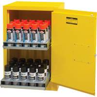 Flammable Aerosol Storage Cabinet, 12 gal., 1 Door, 23" W x 35" H x 18" D SGX675 | Stor-it Systems