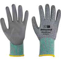 WorkEasy Cut Protective Gloves, Size 6/X-Small, 13 Gauge, Polyurethane Coated, HPPE/Glass Fibre Shell, ASTM ANSI Level A3/EN 388 Level C Stor-it Systems