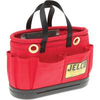 Aerial Tool Bucket with Magnet, 14" L x 7" W x 10" H, Canvas, Red SGY398 | Stor-it Systems