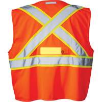 SV350 X-Back Safety Vest with Light, High Visibility Orange, Small, Polyester, CSA Z96 Class 2 - Level 2 SGY429 | Stor-it Systems