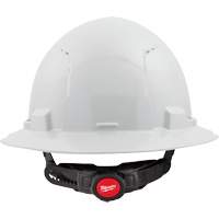 Full Brim Hardhat with 6-Point Suspension System, Ratchet Suspension, ANSI Type I/CSA Type 1 Stor-it Systems