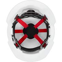 Full Brim Hardhat with 6-Point Suspension System, Ratchet Suspension, ANSI Type I/CSA Type 1 Stor-it Systems