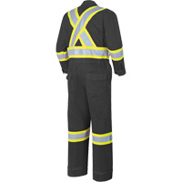 7702BK FR-Tech&reg; 88/12 FR Arc Rated Coveralls, Size 36, Black, 9.7 cal/cm² Stor-it Systems