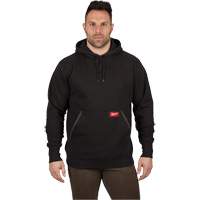 Heavy-Duty Pullover Hoodie, Men's, Small, Black Stor-it Systems