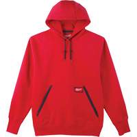Heavy-Duty Pullover Hoodie, Men's, Small, Red Stor-it Systems