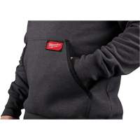 Heavy-Duty Pullover Hoodie, Men's, Small, Grey Stor-it Systems