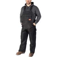 GridIron Regular Length Zip-To-Thigh Bib Overall, Men's, Large, Black Stor-it Systems