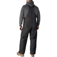 GridIron Regular Length Zip-To-Thigh Bib Overall, Men's, Large, Black Stor-it Systems