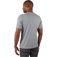 Hybrid Work Tee Shirt, Men's, Small, Grey Stor-it Systems