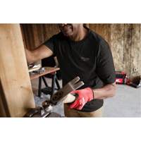 Hybrid Work Tee Shirt, Men's, Small, Black Stor-it Systems