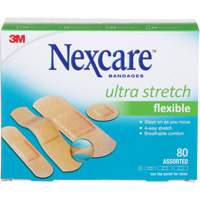 Nexcare™ Ultra Stretch Bandages, Assorted, Plastic, Non-Sterile SGZ367 | Stor-it Systems