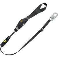 V-Series Utility Energy Absorbing Lanyard, 6', Snap Hook Center, Snap Hook Leg Ends, Nylon Stor-it Systems
