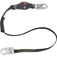 Anti-Corrosion Energy Absorbing Lanyard, 6', Rebar Hook Center, Snap Hook Leg Ends, Polyester SGZ389 | Stor-it Systems