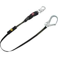V-Series™ Welding Shock Absorbing Lanyard, 6', Snap Hook Center, Snap Hook Leg Ends, Kevlar<sup>®</sup>/Nomex<sup>®</sup> SGZ613 | Stor-it Systems
