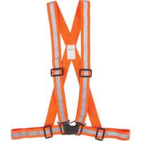 Traffic Harness, High Visibility Orange, Silver Reflective Colour, Large SGZ623 | Stor-it Systems