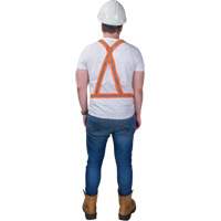 Traffic Harness, High Visibility Orange, Silver Reflective Colour, Large SGZ623 | Stor-it Systems