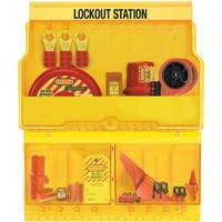 Premier Valve & Electrical Deluxe Lockout Station, None Padlocks, 32 Padlock Capacity, Padlocks Not Included SGZ648 | Stor-it Systems