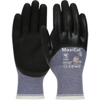 ATG MaxiCut&reg; Oil Cut-Resistant Gloves, Size Large, 15 Gauge, Nitrile Coated, Engineered Yarn Shell, ASTM ANSI Level A3/EN 388 Level 4/EN 388 Level C Stor-it Systems