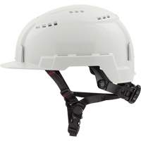 Front-Brim Helmet with Bolt™ Headlamp Mount, Ratchet, White SHA045 | Stor-it Systems