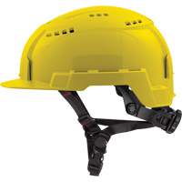 Front-Brim Helmet with Bolt™ Headlamp Mount, Ratchet, Yellow SHA047 | Stor-it Systems