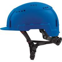 Front-Brim Helmet with Bolt™ Headlamp Mount, Ratchet, Blue SHA049 | Stor-it Systems