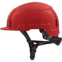 Front-Brim Helmet with Bolt™ Headlamp Mount, Ratchet, Red SHA054 | Stor-it Systems