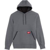 Midweight Pullover Hoodie, Men's, Small, Grey Stor-it Systems
