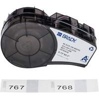 Aggressive Adhesive Multi-Purpose Labels with Ribbon, Black SHB014 | Stor-it Systems
