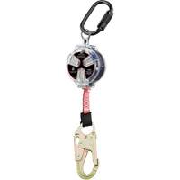 Dynamic Small Snap Hook Self-Retracting Lifeline, 6', Polyester, Swivel Stor-it Systems